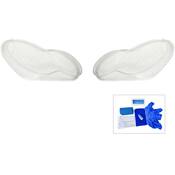 Mercedes Headlight Lens Cover Set - Sun Nation LT3306SET