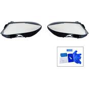 Mercedes Headlight Lens Cover Set - Sun Nation LT3341SET