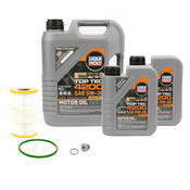 Audi Engine Oil Change Kit - Liqui Moly 06E115562HKT13