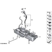 BMW Fuel Tank Filler Neck - Genuine BMW 16115A43220