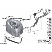 BMW Fuel Tank Filler Neck - Genuine BMW 16117451003
