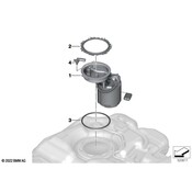 BMW Fuel Pump - Genuine BMW 16115A3EB53