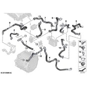 MINI Engine Coolant Hose - Genuine MINI 17128741794
