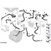 MINI Engine Coolant Hose - Genuine MINI 17128741798