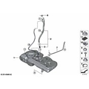 BMW Fuel Tank Filler Neck - Genuine BMW 16118741461