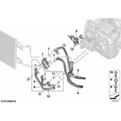 BMW Auto Trans Oil Cooler Thermostat - Genuine BMW 17228481575