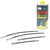 Porsche Brake Hose Kit - Genuine Porsche 97035513902KT
