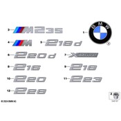 BMW Hood Emblem - Genuine BMW 51145A7DC84