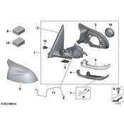 BMW Door Mirror - Genuine BMW 51168080284