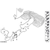 BMW Fuel Feed Line - Genuine BMW 16129896451