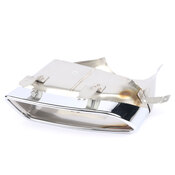 Volvo Chrome Exhaust Tip Bumper Trim Ring - Genuine Volvo 31425017