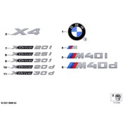 BMW Hatch Emblem - Genuine BMW 51147463692