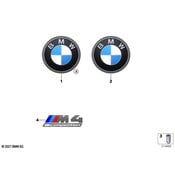 BMW Roundel Emblem - Genuine BMW 51148492586