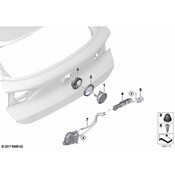 BMW Tailgate Emblem - Genuine BMW 51248080625