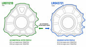 Land Rover Jaguar Engine Crankshaft Seal - Elring LR043721