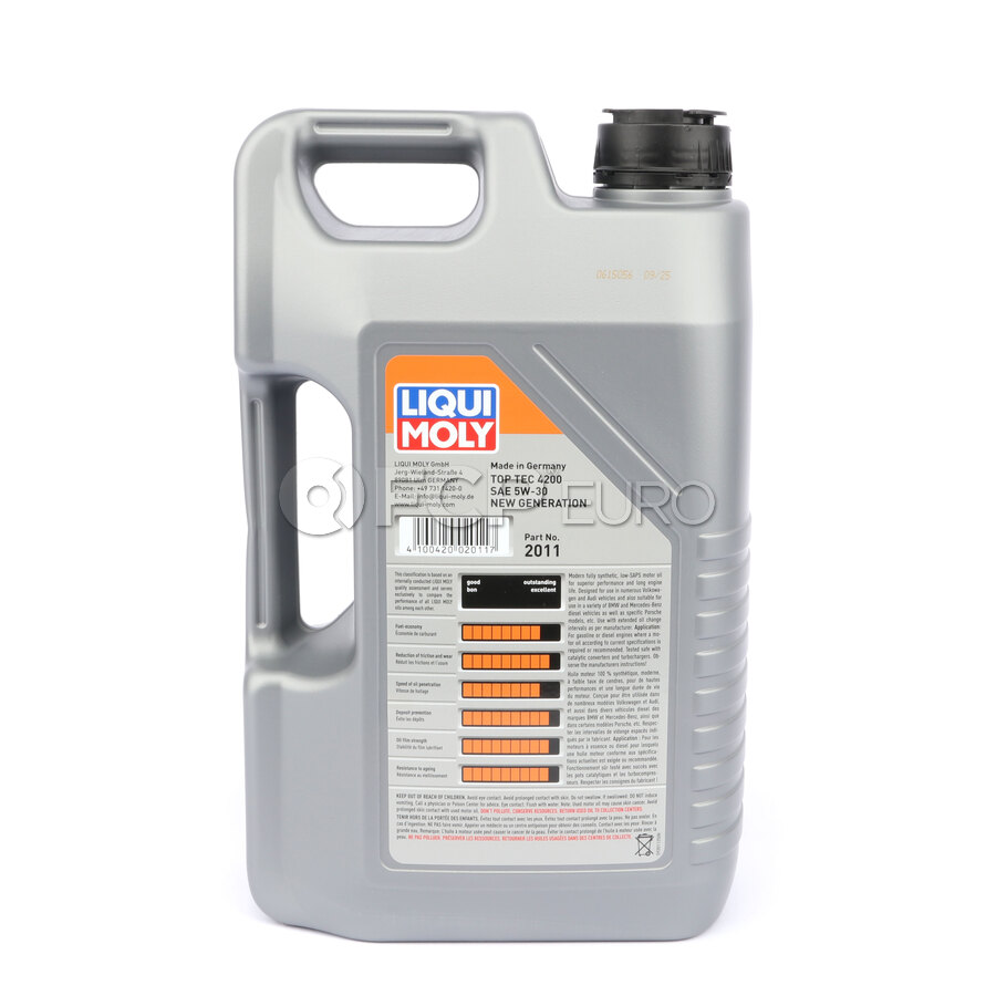 5W30 TOP TEC 4200 Engine Oil (5 Liters) - Liqui Moly LM2011 | FCP Euro