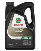 10W-60 Synthetic Engine Oil (5 Qt) - Castrol Edge 1607FC