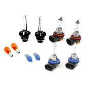 Porsche Headlight Bulb Kit - Hella 987BULBKT3