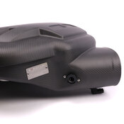BMW Matte Carbon Intake Plenum - Eventuri EVE-E9X-CFM-PLM