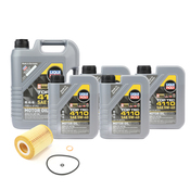 Mercedes OM642 Oil Change Kit - Liqui Moly 5W40 Top Tec 4110