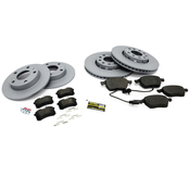 Audi Brake Kit - Bosch QuietCast 14010012KT2