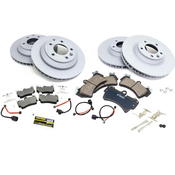 Audi Brake Kit - Bosch QuietCast 42011150KT2