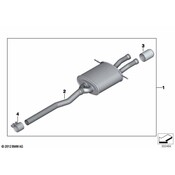 MINI Exhaust Tail Pipe - Genuine MINI 18302151408