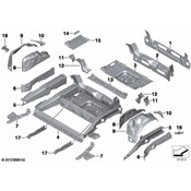 MINI Rear Body Reinforcement - Genuine MINI 41217035335