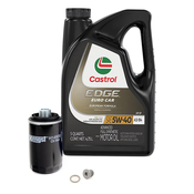 VW Oil Change Kit (5W40) - Castrol KIT-06J115403QKT2CS