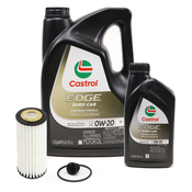 Audi Engine Oil Change Kit - Castrol 06L115562KT28CS