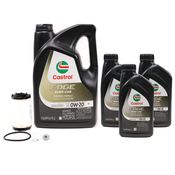 Audi Engine Oil Change Kit - Castrol 06M198405FKTCS