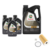 Porsche Engine Oil Change Kit (5W-40) - Castrol 9A110722400KT2CS