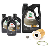 Porsche Engine Oil Change Kit (5W-40) - Castrol 95BOILKT2CS