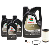 Porsche Engine Oil Change Kit (0W20) - Castrol 971OILKTCS