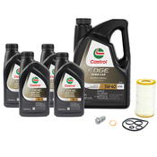 Mercedes Oil Change Kit 5W-40 - Castrol 0001802609.9LCS