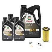 Mercedes Diesel Oil Change Kit 5W-30 - Castrol 6131800009.8LCS