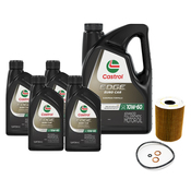 BMW 10W60 Oil Change Kit - Castrol 11427837997KT2CS
