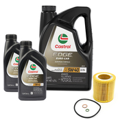 BMW 5W40 Oil Change Kit - Castrol 11427854445KT6CS