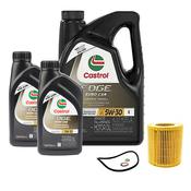 BMW 5W30 Oil Change Kit - Castrol 11427953129KT3CS