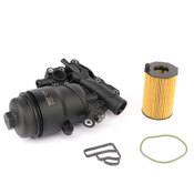 Audi VW Porsche Engine Oil Filter Housing - Hengst H815H