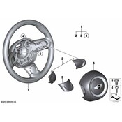 MINI Steering Wheel Air Bag - Genuine MINI 32302757666