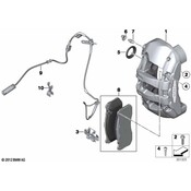 MINI Disc Brake Caliper Seal Kit - Genuine MINI 34106784593