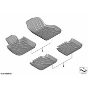 BMW Floor Liner Set (Rear) - Genuine BMW 51472464917