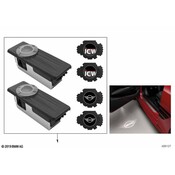 MINI LED Door Projector Puddle Light Kit - Genuine MINI 63312468387