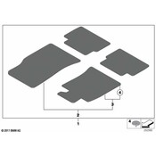 MINI Floor Mat Set - Genuine MINI 51477324823