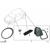 MINI Side Marker Light - Genuine MINI 63132225809