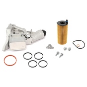 BMW Engine Oil Filter Housing Replacement Kit (Aluminum) - Magneti Marelli 11428596283ALUKT4