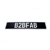 VW European License Plate - B2BFAB B2BFABEPBS
