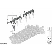 BMW Fuel Injection Fuel Rail - Genuine BMW 13538665635