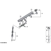 BMW fuel Rail Bolt - Genuine BMW 13538694095